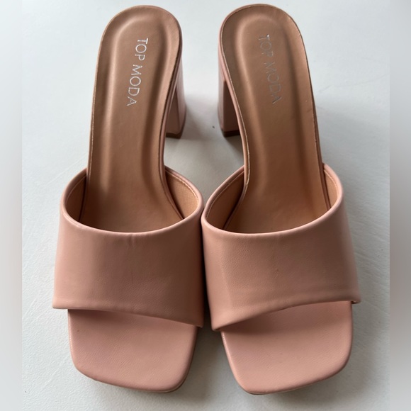 Top Moda slip on heel size 6 1/2 - Picture 5 of 11